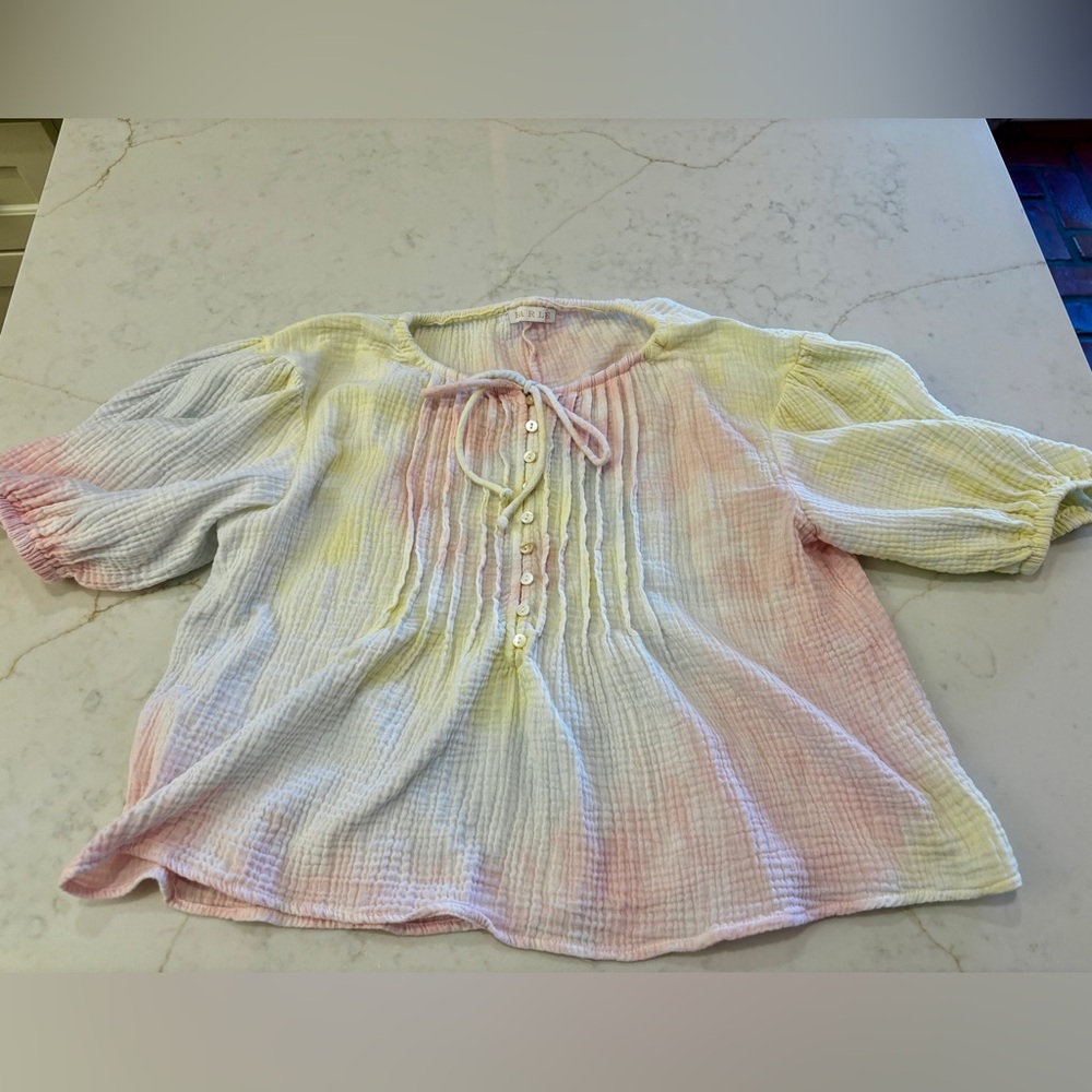 Karlie Rainbow Tie Dye Top